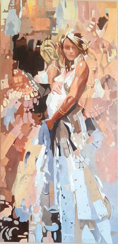 "Proud Woman" door Peter Groot uit 2024, 40 x 100 cm (b x h)